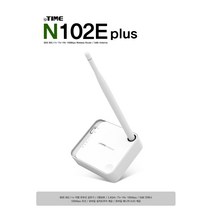 아이피타임 N102E plus(유무선공유기)+N1USB(무선랜카드) 패키지