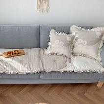 아트박스/더프리그 러블리플라워 프릴 쇼파패드 60x240 - 3color