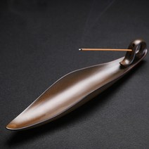 인센스 스틱 홀더 3구 향받침대 나뭇잎 향꽂이