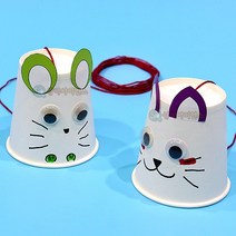 SA 창작용 종이컵 실전화기 소리 전당 1인용 포장, 1개