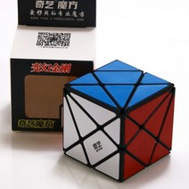 매직큐브 QIYI 축 매직 큐브 프로스트 스티커 포함 불규칙 변, black