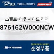 올뉴 싼타페DM 사이드미러커버 백미러커버 운전석쪽 (크리미 화이트) (876162W000NCW)