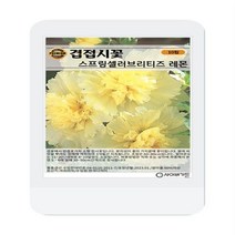 겹접시꽃 스프링셀러브리티즈 레몬 씨앗 10립 겹접시꽃 꽃씨 두리 씨앗