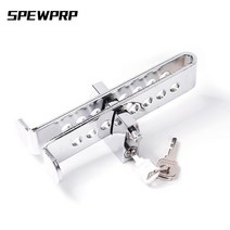 SPEWPRP 범용 자동차 브레이크 클러치 페달 잠금 합금강 보안 도난 방지 트럭 스로틀 액셀 장치