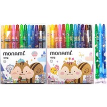 (모나미)모니주 색연필12색(샤프식색연필), (모나미)모니주 색연필12색(여)