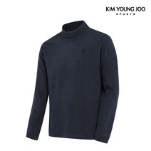 간절기겨울용 김영주스포츠 남성 목크넥 후리스 티셔츠 MT01