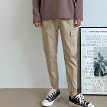 편하고 멋스러운 남성 카코 포켓 면 밴딩팬츠 3컬러 일상룩