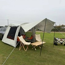 꼬리텐트 차량용 트렁크 차박 도킹 텐트 car rear tent extension 방수 트레일러 캠핑 대피소 canopy car trunk tent for outdoor 바베큐, 이너텐트
