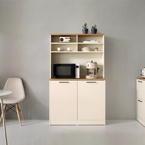 아리아퍼니쳐 Vienna & Hutch 상부장 주방수납장 세트, 본품