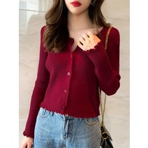 fulibs신상핫 초가을 인터넷 연예인 짧은 코트 2020 봄 가을 겨울 새로운 긴 소매 느슨한 니트 카디건 코트 스웨터 여성