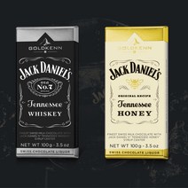 잭 다니엘 잭 다니엘 허니 리큐어 위스키 초콜릿 바 100g 2종 믹스팩, 2팩 팩키지