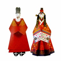 궁중의상 종이접기_관복2/녹원삼2