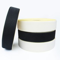 벨크로 찍찍이 양면벨크로 접착식벨크로 찍찍이, 1롤, 찍찍이-접착형5흰색-보슬이(10y)