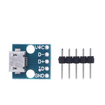 여성 마이크로 USB에서 5 핀 핀 보드 2.54mm 마이크로 USB 유형 핫 판매