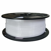 Blue PETG 필라멘트 1.75mm 1KG 3D 프린터 1kg(2.2파운드) 스풀 프린팅 재료 대부분의 FDM 프린터에 적합 CC3D 블루 컬러 인쇄, White