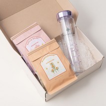 라파티 임신축하선물 초기 임산부 선물 티백2 + 텀블러 + 쇼핑백, 펌킨루이+애플루이