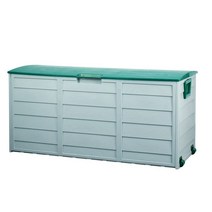 데크박스 야외 보관함 간이 플라스틱 수납함 정리함 조립식창고 데크 박스, 그레이 높이 540x폭 1120x깊이 490