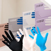 더품 손편한 니트릴 장갑 요리용 식품용 XS S M L XL 100매 200매, 더품 손편한 니트릴 장갑 블루 L, 특대(XL) 이상