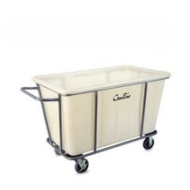 호텔 린넨 카트 보관함 대형 다용도 빨래바구니 세탁, 상세 페이지 참고, 세탁물 수집 트롤리 화이트-소형