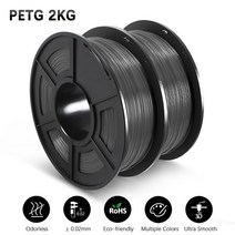 노트북 외장 그래픽카드 외장형 3D 펜 필라멘트 PLA 3D 프린터 gohigh 2 롤 petg pla 실크 3d 인쇄 1.75mm 크리 에이 티브 모델 소재 3d amp, 펫그레이 2kg, 협력사