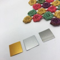 [글리터 전사지] 소분판매 (25cm 정사각) - 열전사지 열전사필름 글리터지, 금색, 1개