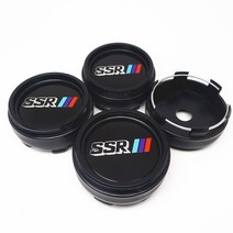 자동차 엠블럼 4pcs 66mm SSR 자동차 휠 허브 센터 캡 커버 50mm 엠 블 럼 스티커 광선 TE37 E28 림 링, 09 I