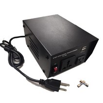 가정용 변압기 다운 트랜스 전압 조정기 220v 110v us 플러그 500w 스텝, 그것-500
