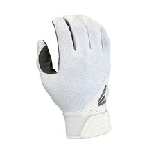 야구장갑 배팅장갑 이스턴 Easton FUNDAMENTAL VRS 패스트피치 소프트볼 배팅 장갑 | 성인 S 화이트 패딩, Adult