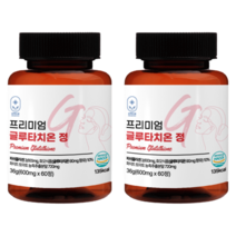 순백드림 고함량 프리미엄 글루타치온 정 60정, 60정 x 2개