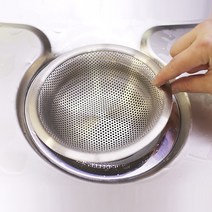 주방 음식물거름망 싱크대망 스텐304 씽크대 배수구망 펀칭 거름망 탈수기호환, PURE 배수구망