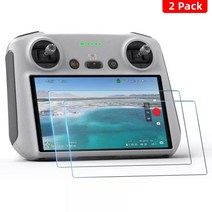 DJI 미니 3 프로 RC 화면 보호기용 강화 유리 보호 필름 액세서리용 원격 컨트롤러, 2 Pack