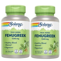 솔라레이 유기농 호로파 씨앗 1240mg 180캡슐 x 2통 고약사 약들약