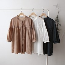 수키 솔리드배색블라우스 1056332