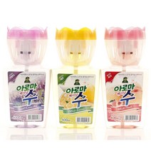 산도깨비 아로마 수 400ml /3종 택1/액체형/실내/사무실/거실/주방/침실용 방향제, 레몬