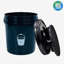 버킷28 세차버킷 블랙+그릿가드 블랙+감마씰 블랙 버킷 돌리 대용량 자동차 차량 세차 물통 바구니, 세차버킷28블랙+그릿가드블랙+감마씰블랙