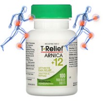 MediNatura T-Relief 아르니카+12 통증 완화 100정, 300정
