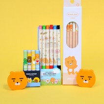 카카오프렌즈 초등학생 필기구 선물세트, 어피치, 어피치