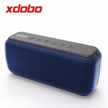 휴대용 블루투스 스피커 xdobo x8 5.0 60w 딥 베이스 사운드바 방수 스피커, 푸른