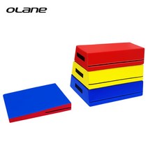 브랜드없음 칼라 마블스폰지 3단 뜀틀 60cm(W856)_배송비포함, 선택완료