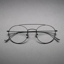 0346 투브릿지 티타늄 6g 경량 가벼운 특이한 안경 테