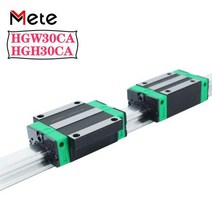 HGR30 스퀘어 선형 가이드 레일 HGH30CA HGH30HAHGW30CC HGW30HA CNC 라우터 조각용 Flang 슬라이드 블록 캐리지, 100mm+HGH30CA