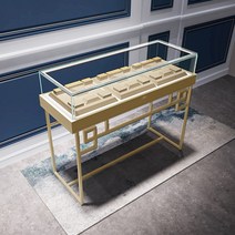 고급 주얼리 쇼케이스 옥기 에메랄드 코너 옥석 액세서리 유리 쇼케이스 박물관 쇼케이스, 현물 100*45*90cm 키높이개