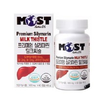 밀크씨슬 효능 간에좋은영양제 밀크시슬 실리마린 효과 대두레시틴 포도씨유 GMP인증 시설 60캡슐