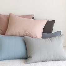 아망떼 드림웰 알러지케어 누빔베개커버 (50x70), 시티그레이