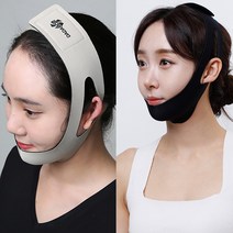 얼굴 붓기 빼는법 안면 비대칭 교정 장치 사각턱 주걱턱 이중턱 턱 브이 라인 교정기 마사지 리프팅 밴드, 턱볼살 갸르미(블랙)