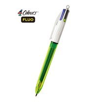 Bic 빅 4칼라 3+1 (형광볼펜) 다색펜, 1개