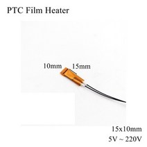 히터부속품 18x8mm 12V 24V 110V 220V PTC 필름 히터 요소 일정한 온도 조절기 서미스터 세라믹 공기 가열 센서 칩 에그 인큐베이터, [01] 8x12mm, [23] 220V 270C