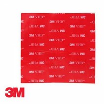 3M 4910 하이패스 부착용 투명 양면테이프 5CM X 5CM 차량용테이프 3M테이프 몰딩테이프 접착테이프 3M양면테이프