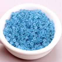 330 개/가방 크기 3mm 8/0 투명 무광택 유리 Seedbeads 유니폼 라운드 스페이서 비즈 DIY 쥬얼리 만들기 바느질 공예, [01] 3mm Matte, [23] Gray Blue