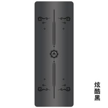점프 로프 매트 충격 흡수 방음 무음 홈 고무 요가 명상 두꺼운 라운드 바닥 실내, 08 Black18368Cmlongpad